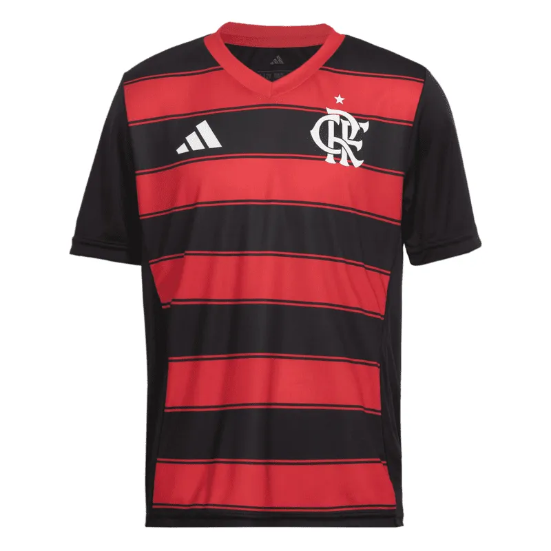 Camisa Flamengo Infantil Fan Jogo 1 Adidas 2025 JG8782