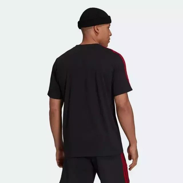 Camisa Flamengo adidas Icons Preta Origami Algodão Gr4296