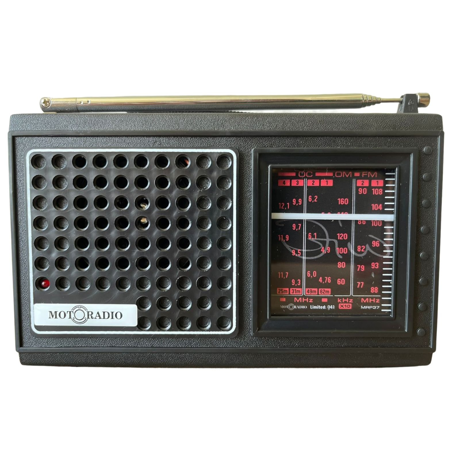 Motoradio 'Zico' 70 Série Limitada (Lote 3) com Card 70 anos Autografado