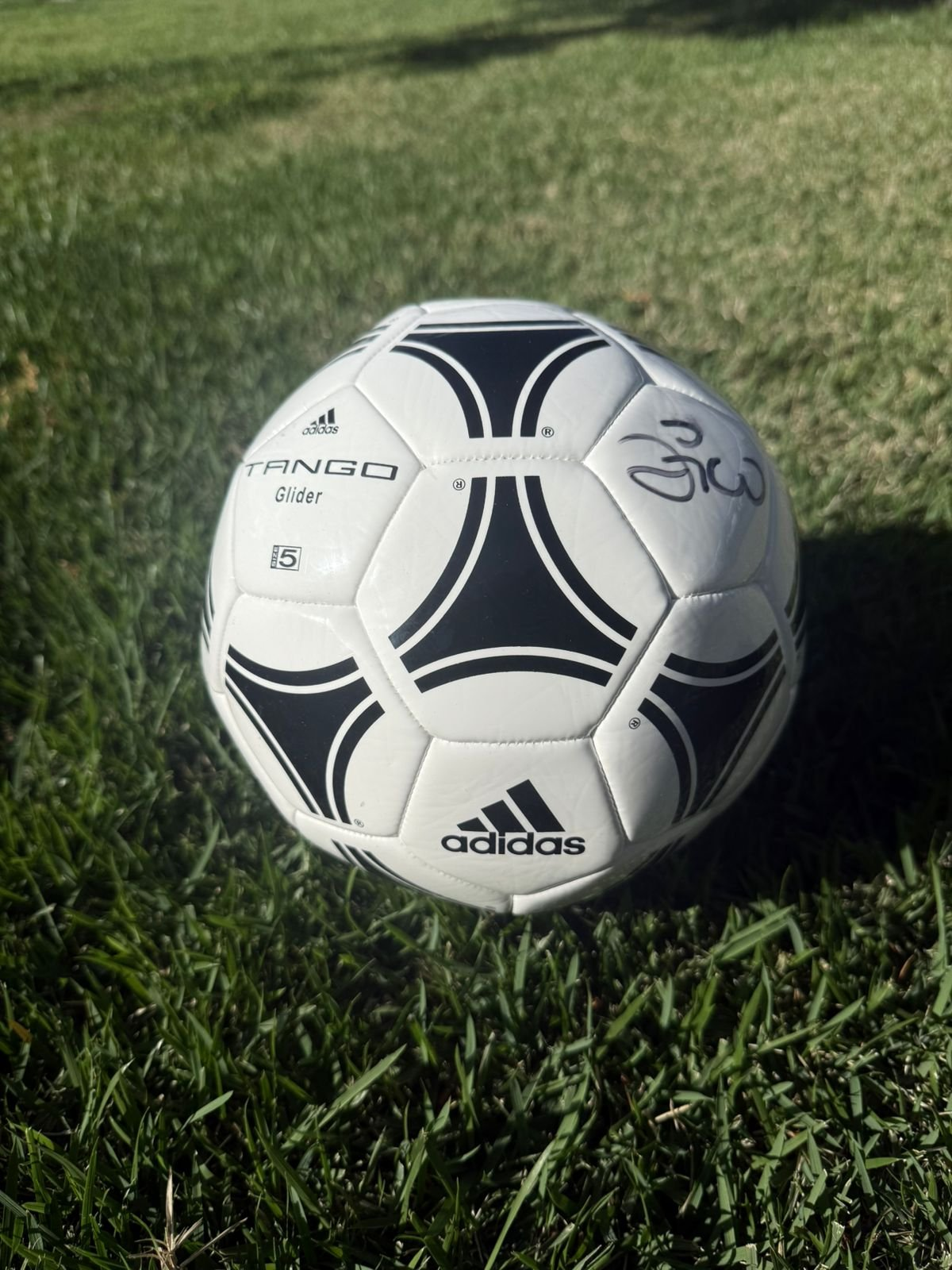 Bola Adidas Tango Campo Autógrafo Manual Zico