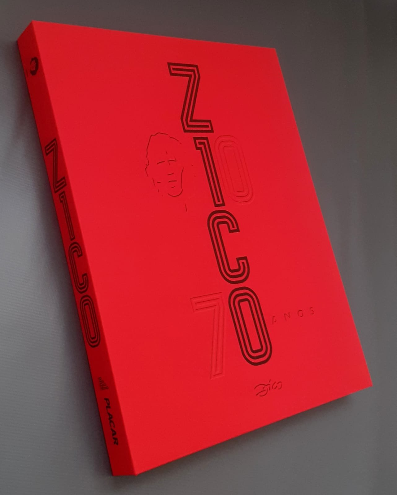 Livro Formato Table Book Zico 70 Anos