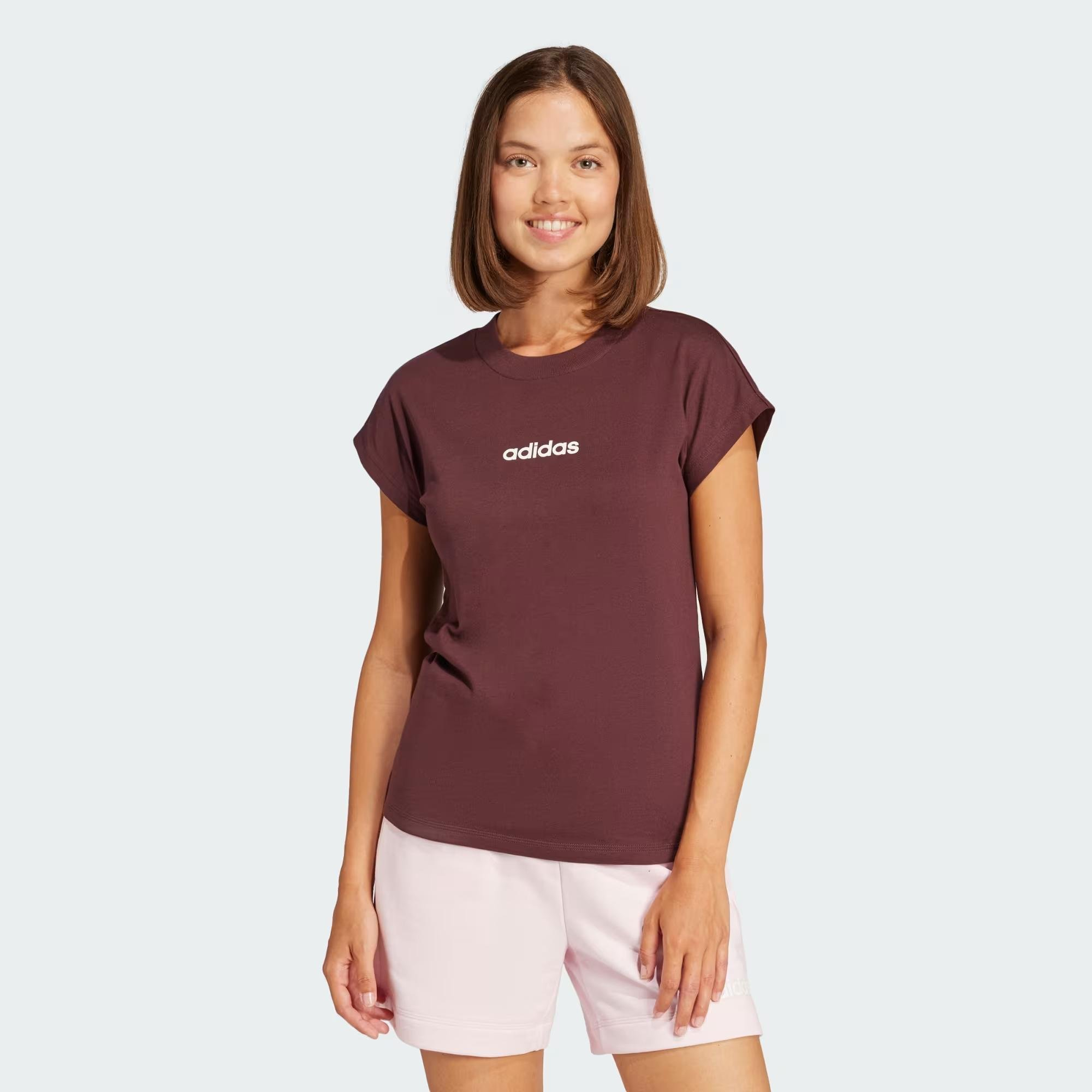 Camiseta Feminina Adidas Essentials Linear - JG8663