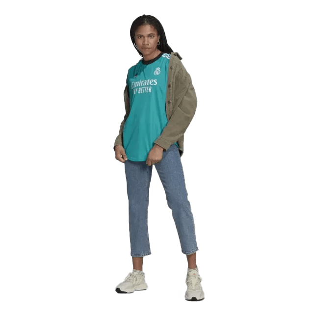 Camisa 3 Real Madrid 21/22 Feminina - Turquesa adidas HA0085