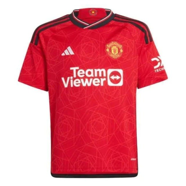Camisa Infantil Manchester United Adidas I 2023/24 IP1736