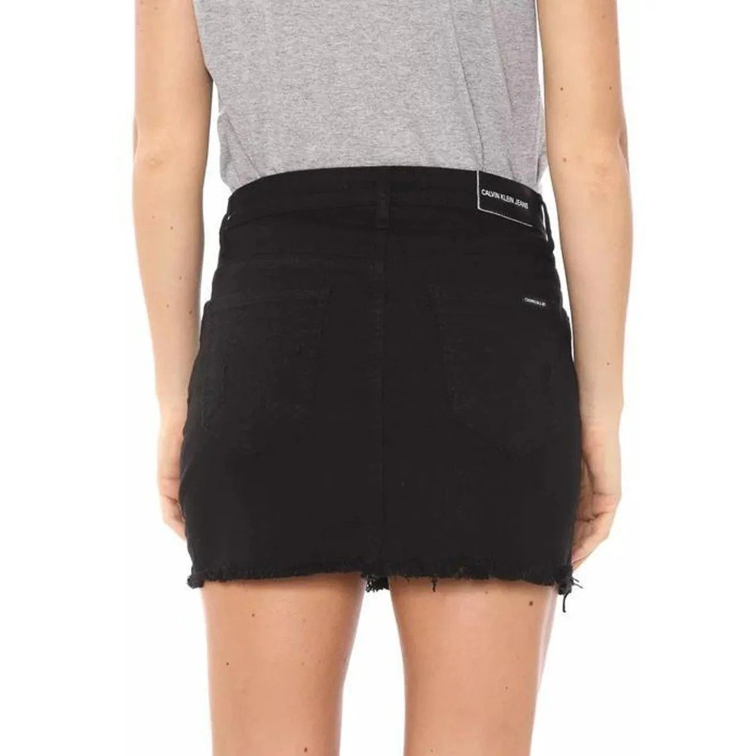 Saia Sarja Infantil Calvin Klein Jeans Curta Desfiada CG0OJ16SC328