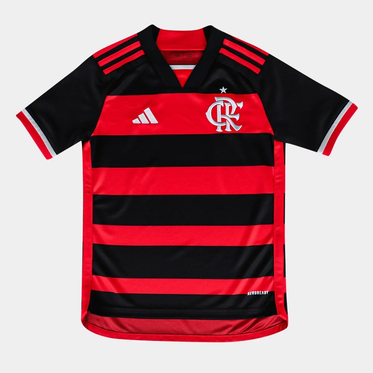 Camisa Infantil Flamengo Adidas I 2024/25 IP8203