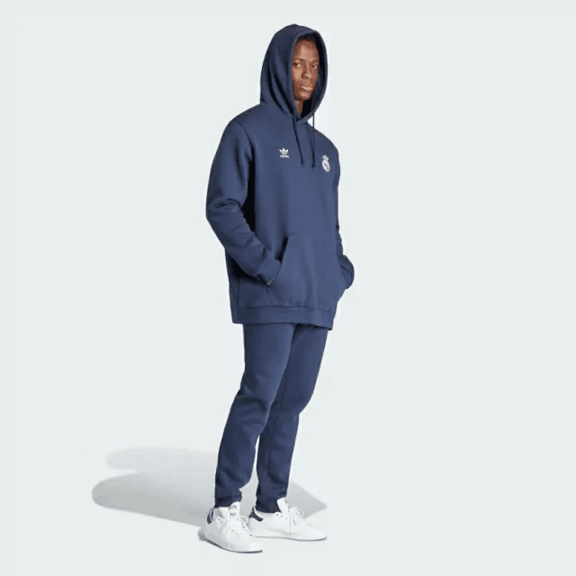 Moletom Adidas Capuz Real Madrid Essentials Trefoil IL1025