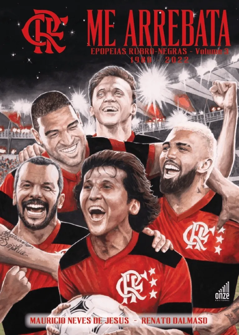 HQ "Me Arrebata - Epopeias Rubro-Negras - Vol 3" + Card Zico autografado