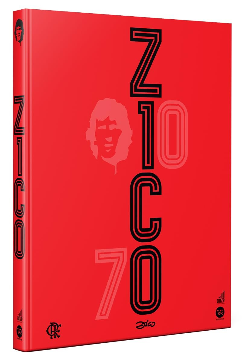 Livro Zico 70 Anos (Versão 28 x 21cm) apenas 10 com dedicatória do Zico