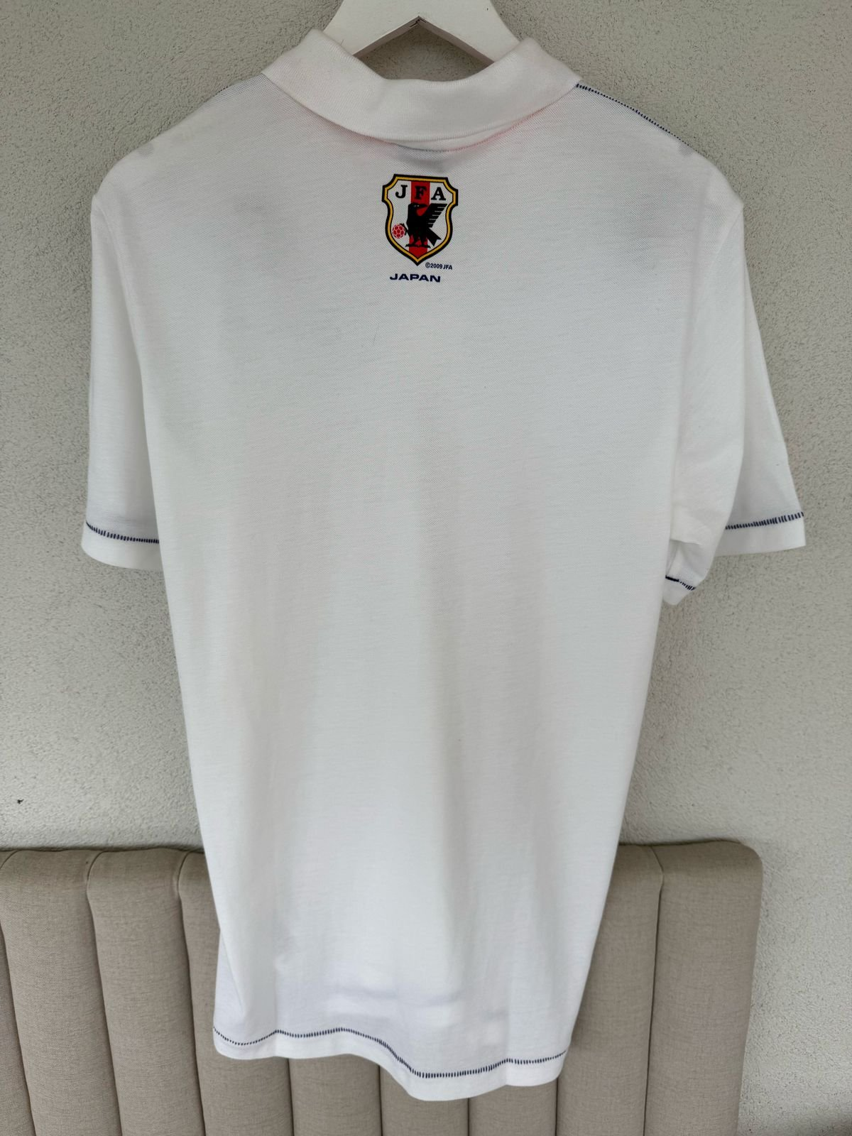 Polo Japão Adidas Piquet Branca F48180